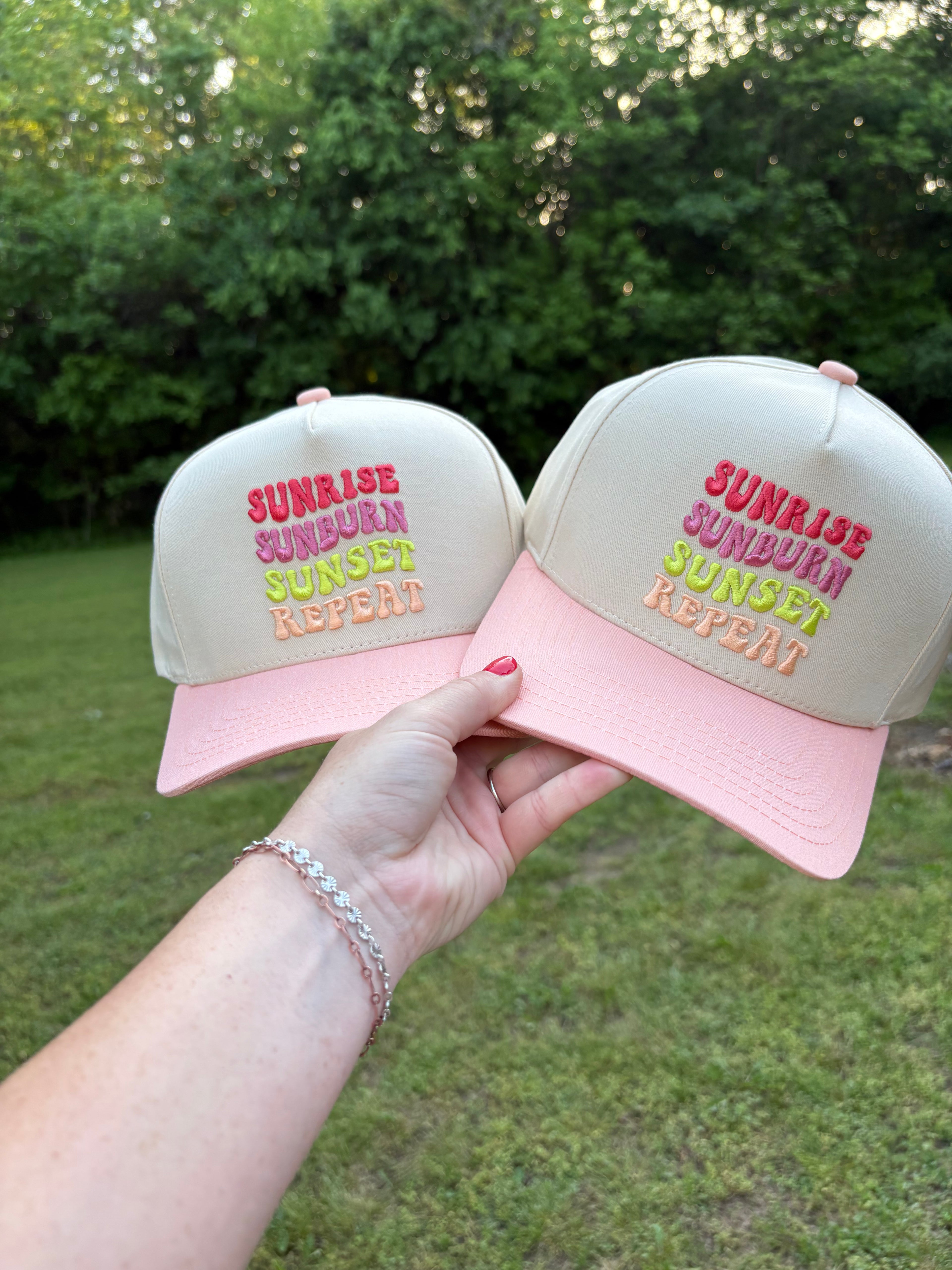 SUNRISE, SUNBURN, SUNSET, REPEAT Trucker