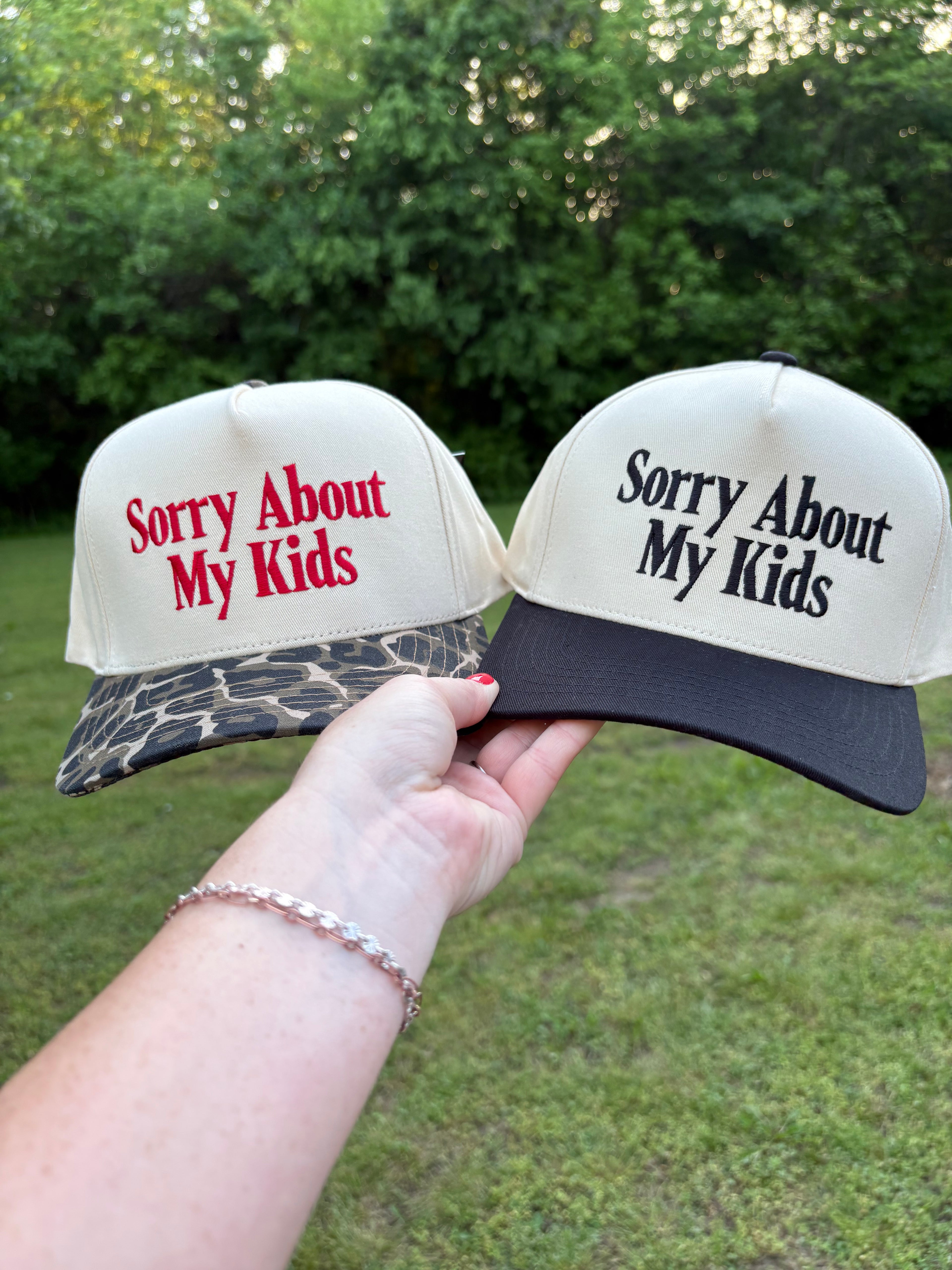 Sorry About My Kids Trucker